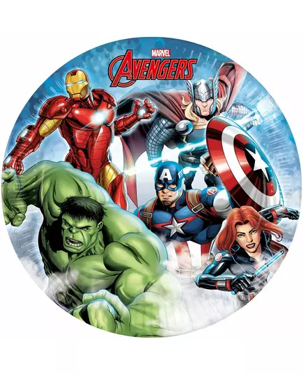 8 Avengers Mighty 23 cm papirtallerkener