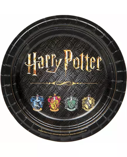 8 Harry Potter papirtallerkener 23 cm