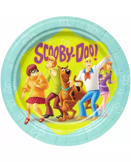 8 Scooby-Doo papirtallerkener 23 cm