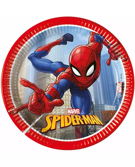 8 Spiderman Fighter 20 cm papirtallerkener