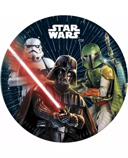 8 Star Wars Galaxy-papirtallerkener 23 cm