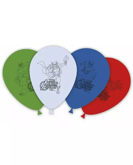 8 Avengers lateksballonger
