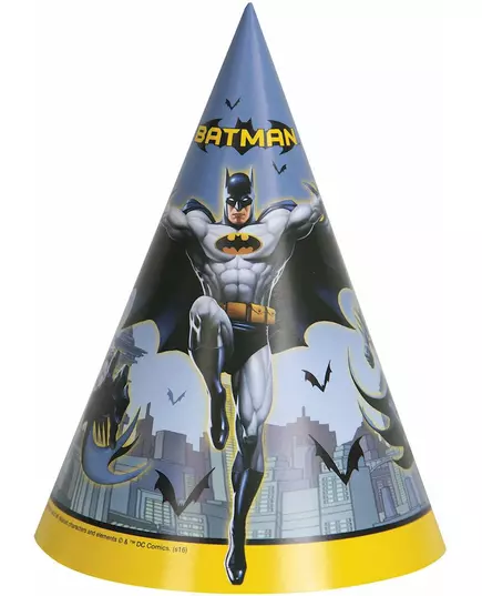 6 Batman Party Hats