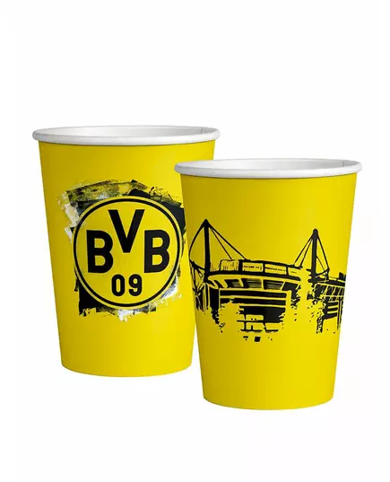 8 Borussia Dortmund 250 ml paper cups