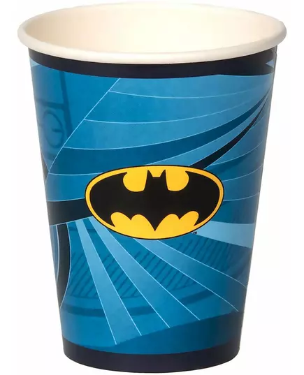8 Batman 210 ml cardboard cups