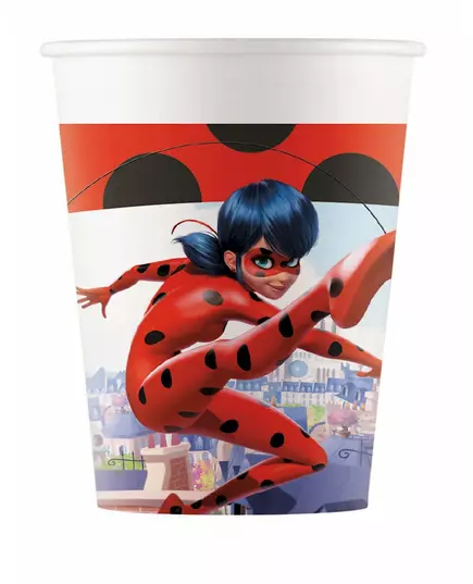 8 Miraculous Ladybug 200 ml pappkopper