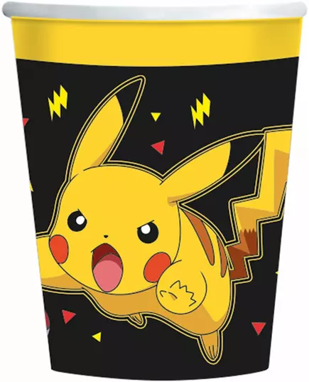 8 Pokémon Pikachu Paper Cups