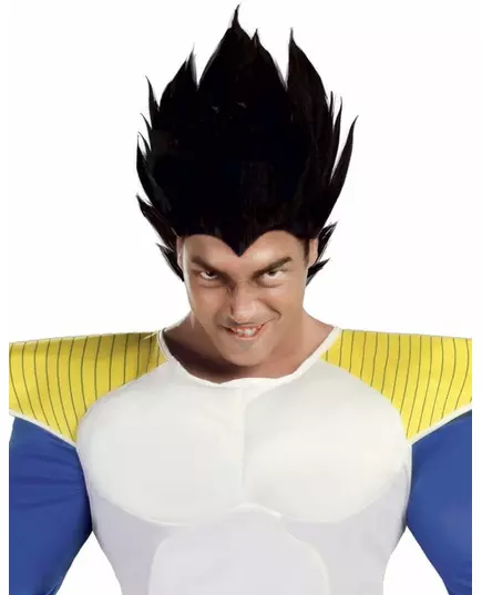 Adult black samurai wig