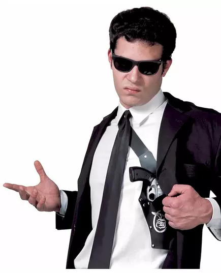Adult FBI Plastic Revolver Holder