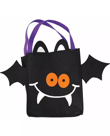 Felt bat candy bag