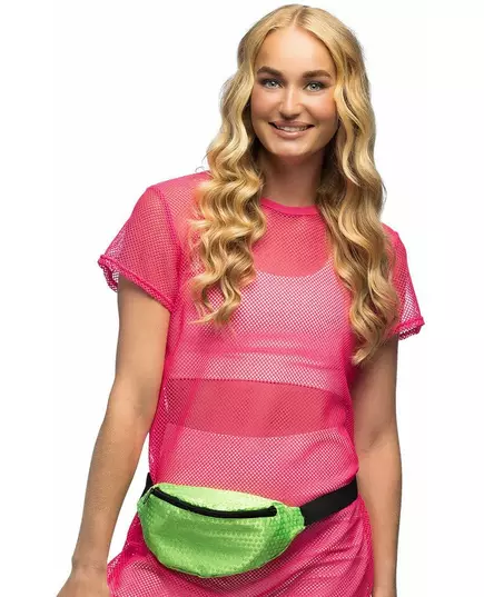 Neon green fanny pack