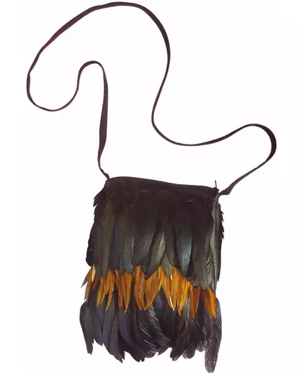 Indian feather bag