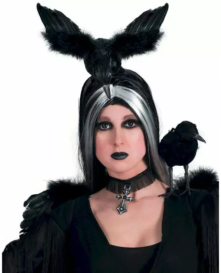 Adult Deployed Raven Headband