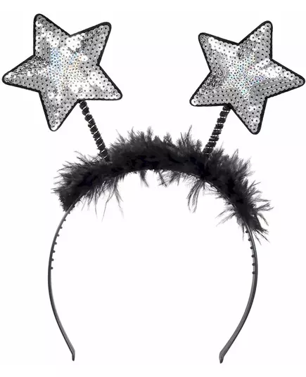 Adult silver star headband