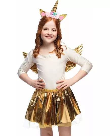 Children's golden unicorn set