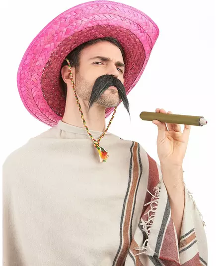Voksen rosa meksikansk sombrero