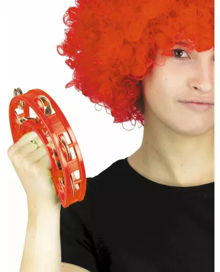 Red tambourine 40 cm