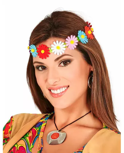 Adult colorful flower head circumference
