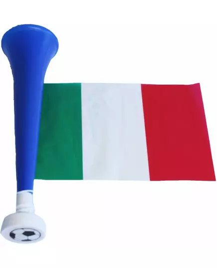 Fotballtrompet med italiensk flagg