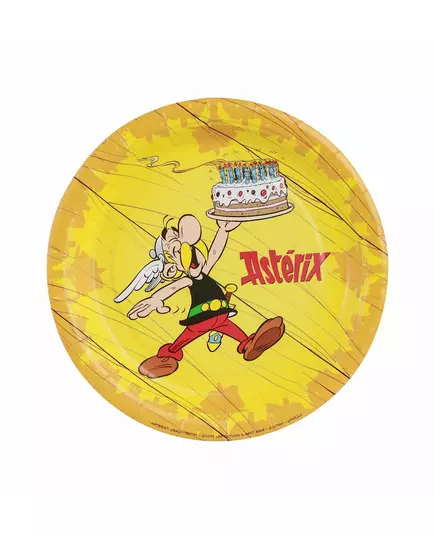 8 små Asterix-papptallerkener 18 cm