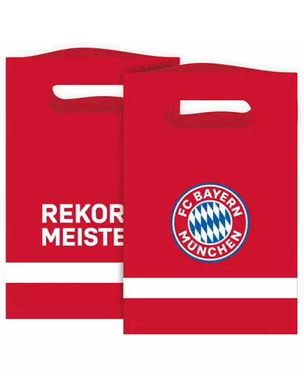 8 FC Bayern Munich gift bags 15 x 23 cm