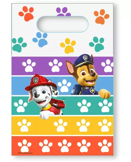 8 Paw Patrol-festposer i papir, 6,25 x 9,25 cm
