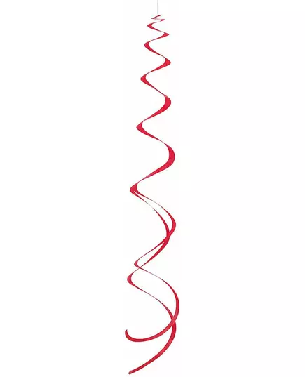 8 Red Spiral Suspensions