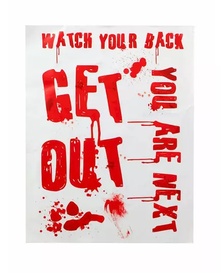 Bloody Get Out-plakat 42 x 19 cm