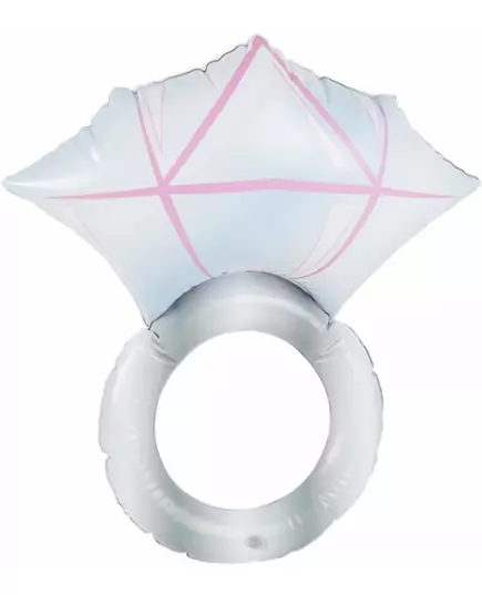 Oppblåsbar diamantring 50 cm