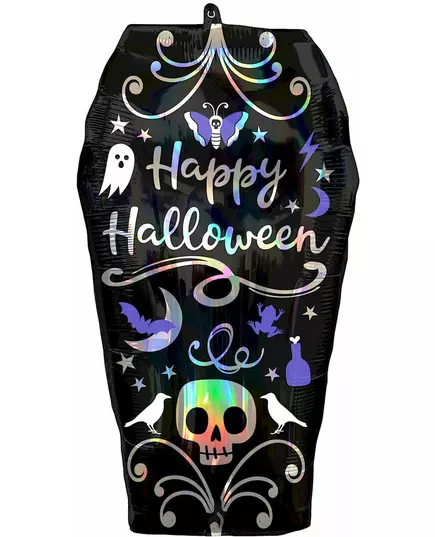 Halloween-kistefolieballong iriserende 38 x 68 cm