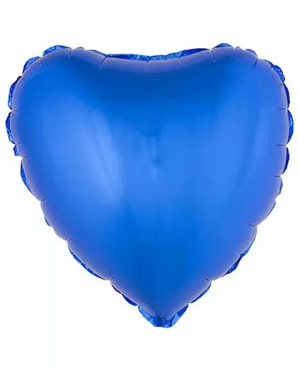 Blå hjertefolieballong 45 cm