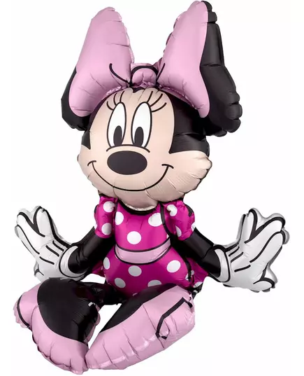 Folieballong Minni Mus sittende 45 x 48 cm