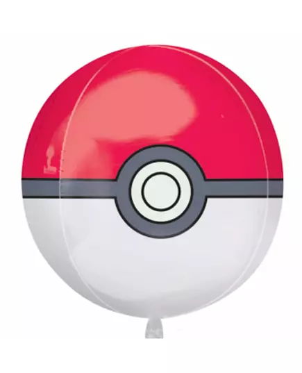 Pokémon Poké Ball aluminiumsballong 38 x 40 cm