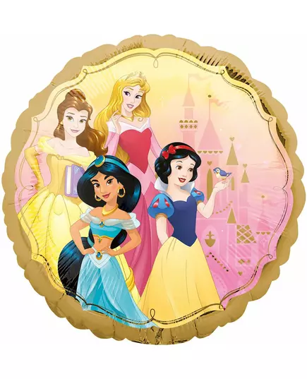 Double-sided foil balloon Disney Princesses 43 cm