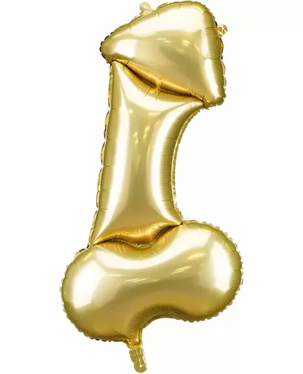 88 cm gyllen penisfolieballong