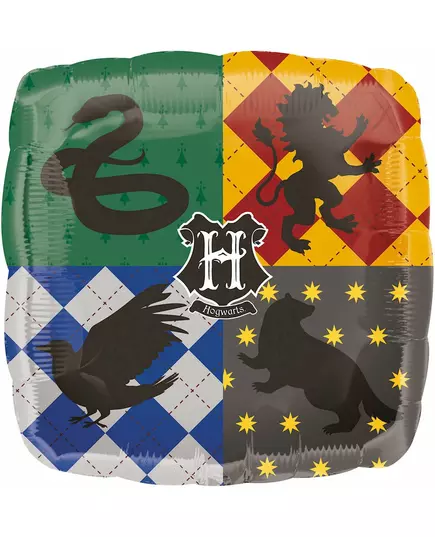 Harry Potter Galtvort Husvåpen Firkantet Folieballong 43 x 43 cm