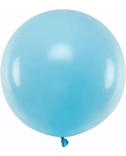 Kjempestor blå lateksballong 60 cm