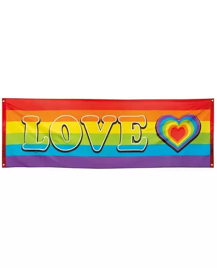 Regnbue KJÆRLIGHETSbanner 74 x 220 cm
