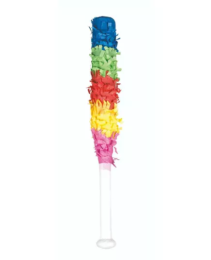 Flerfarget piñatapinne 43 cm