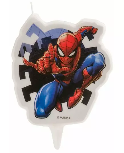 Spiderman bursdagslys 7,5 cm