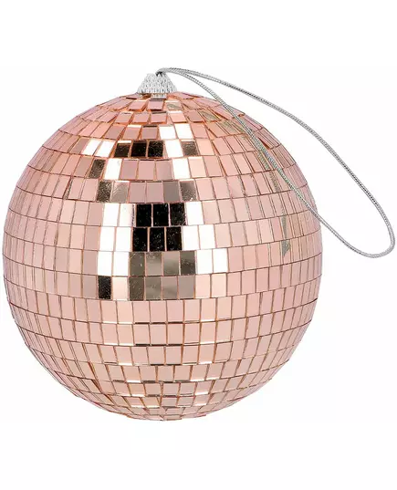 Rose gold disco ball 15 cm