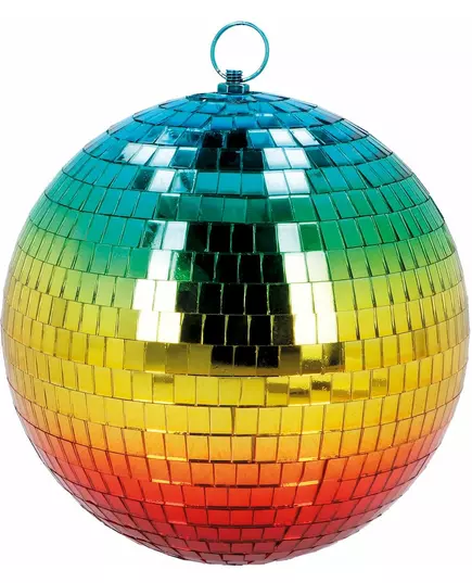 Regnbue disco speilkule 20 cm