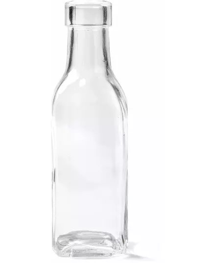 Firkantet glassflaske 15 cm