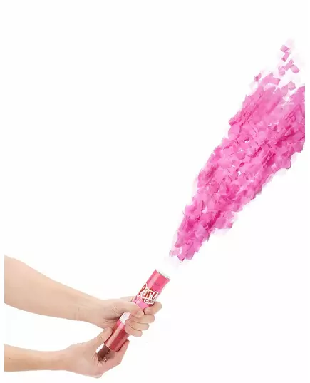 20 cm rosa konfettikanon