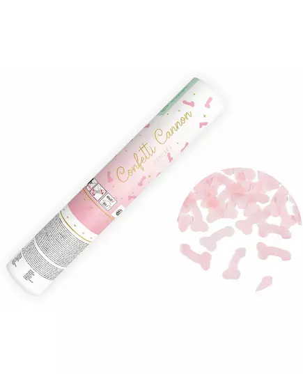20cm Pink Penis Confetti Cannon