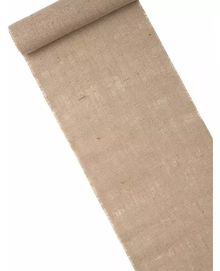 Natural burlap table runner 30cm x 5m