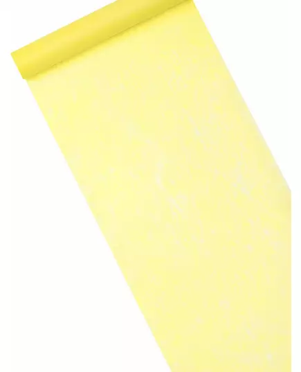 Lys gul non-woven bordløper 29 cm x 10 m
