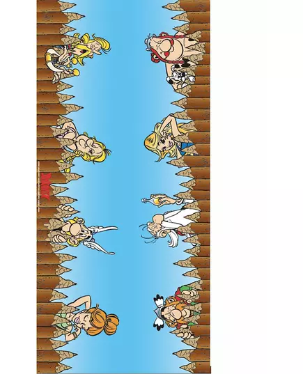 Asterix stoffbordløper 3 m