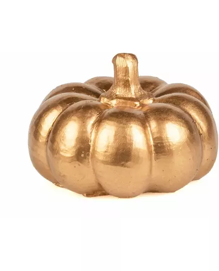 6.5 cm golden resin pumpkin