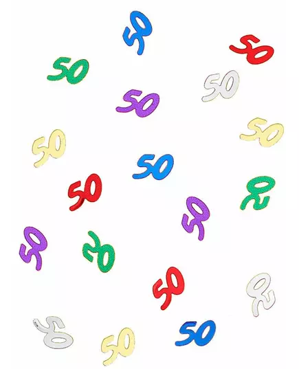 50-årsjubileumskonfetti